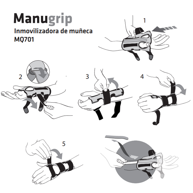 Como colocar Manugrip MQ701 Como colocar Manugrip MQ701